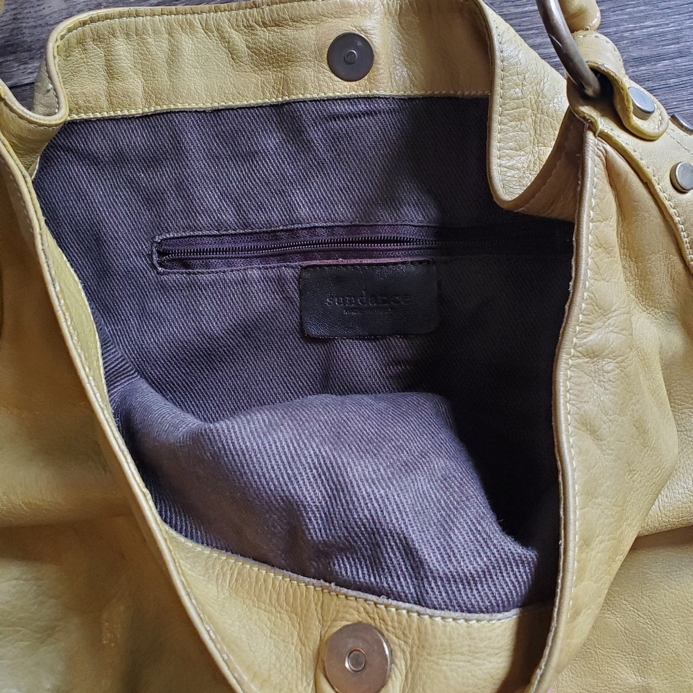 Sundance Leather Hobo Bag. Made in Italy. - Picture 11 of 15